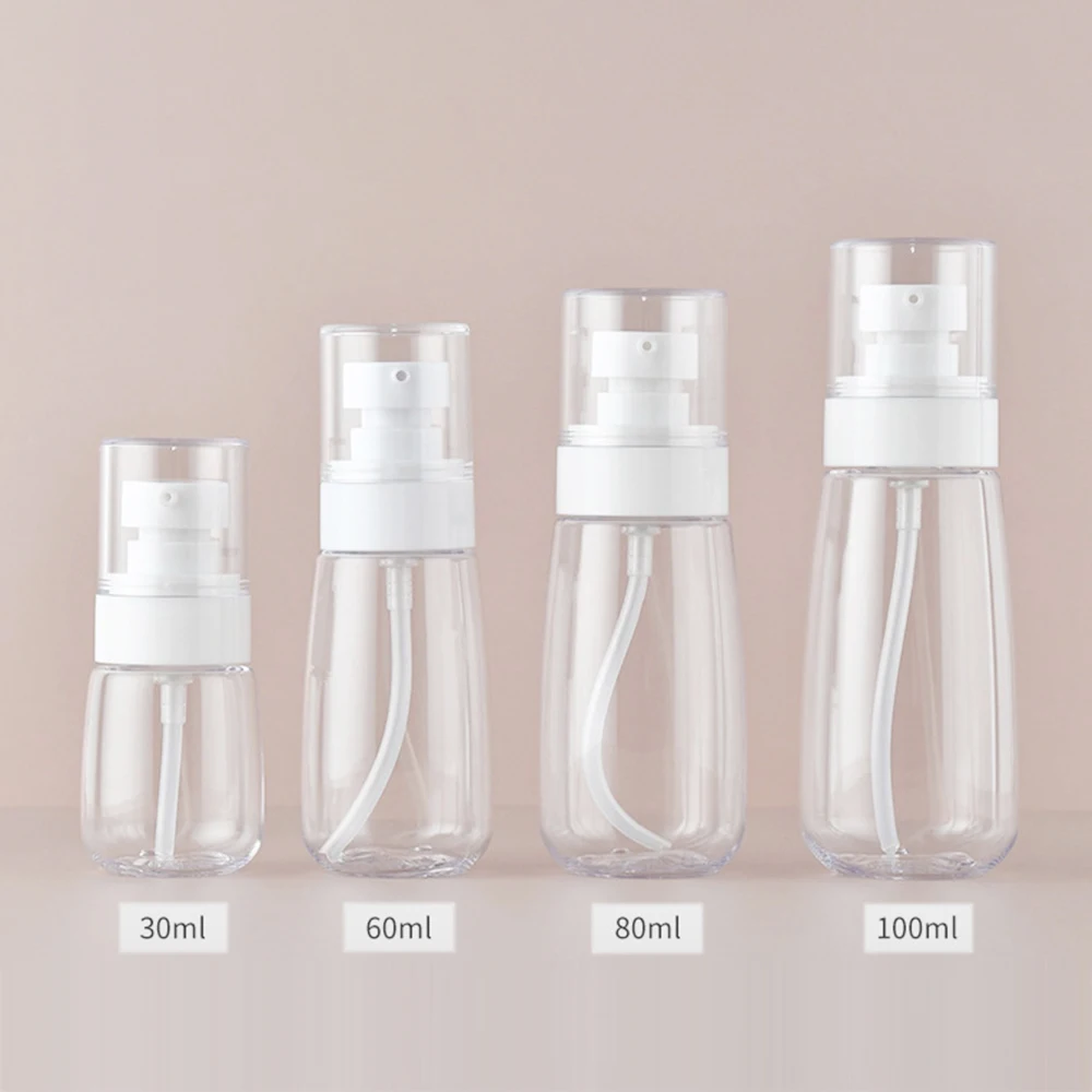30 ml 100 ml Pink whiteTransparent Spray Bottle 60 ml Cosmetics Oil Cream Bump Bottles  Mist Spray Bottles