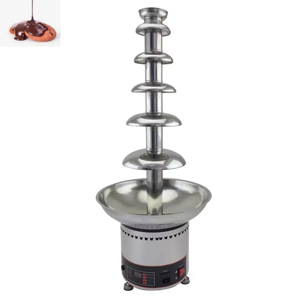 2024 Hot Sale Wedding Catering 6-layer Chocolate Cheese Waterfall Machine