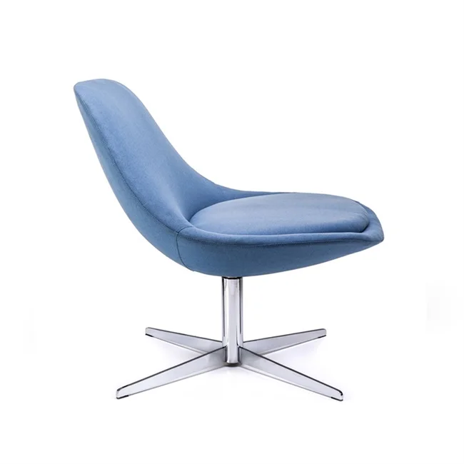 
Italian new design Cross Metal Leg upholstered Leisure lounge Chair for Hotel coffee 