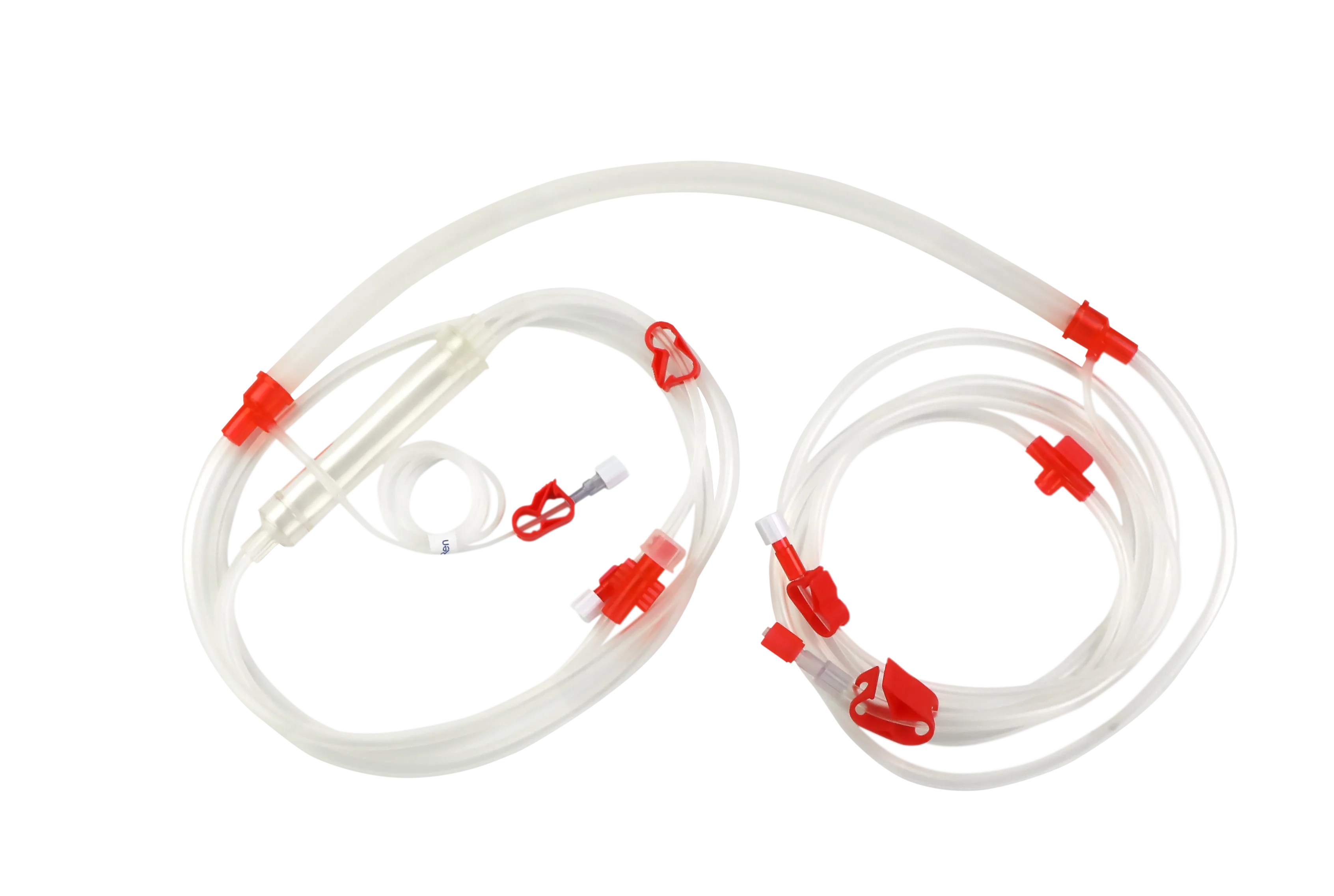 Disposable Dialysis Bloodline  circuit with pressure pillow for renal therapy