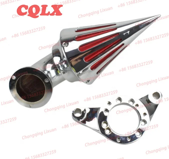 High Quality Intake Filter System Chrome Spike Air Cleaner Intake Filter For Harley Davidson CV Carburetor Delphi V-Twin
