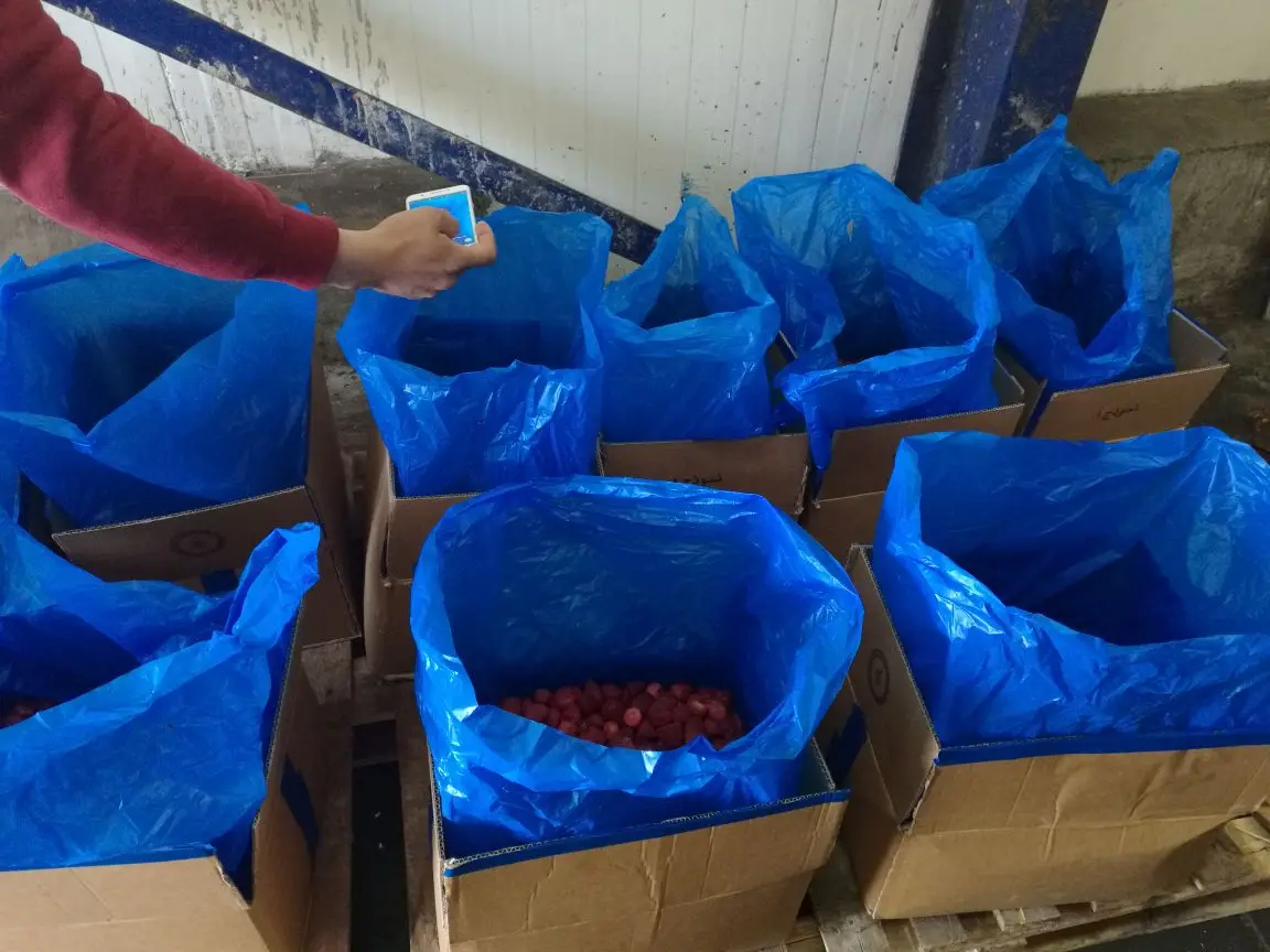 Новый сезон, экспорт замороженной клубники IQF, замороженные красные клубники оптом