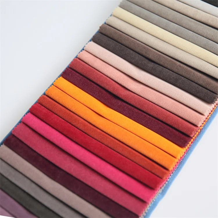 Muilti-color Velvet Sofa  Fabric crushed velvet fabric for sofa