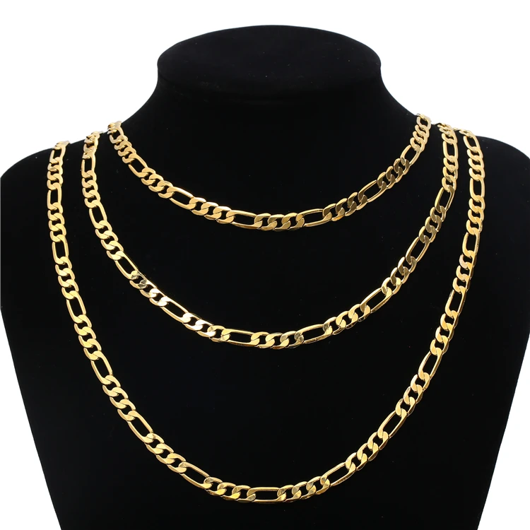 Новый стиль Оптовая Продажа Модные мужские хип-хоп 18 K стальные Позолоченные ювелирные изделия ожерелье