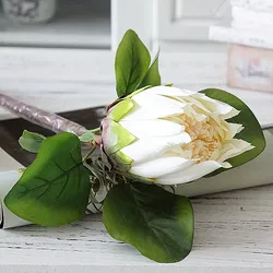 Factory China Artifical Flowers Hand Made Protea Cynaroides King Protea Big Flowers