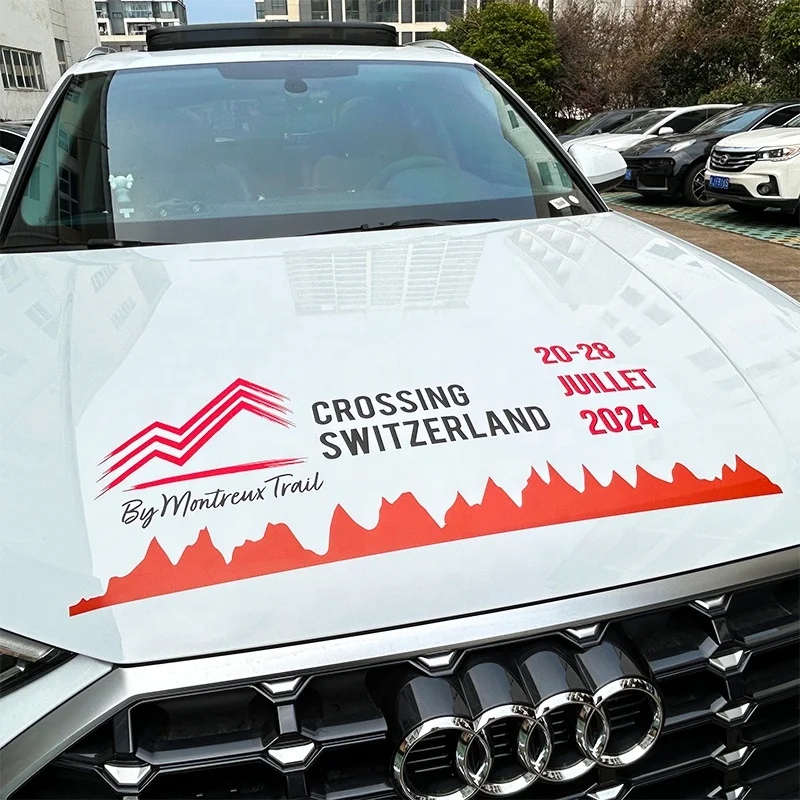 Waterproof UV Resist Business Logo Die Cut Transfer Sticker Custom Print Vehicle Car Windshield Decals Chrome Banner Stickers