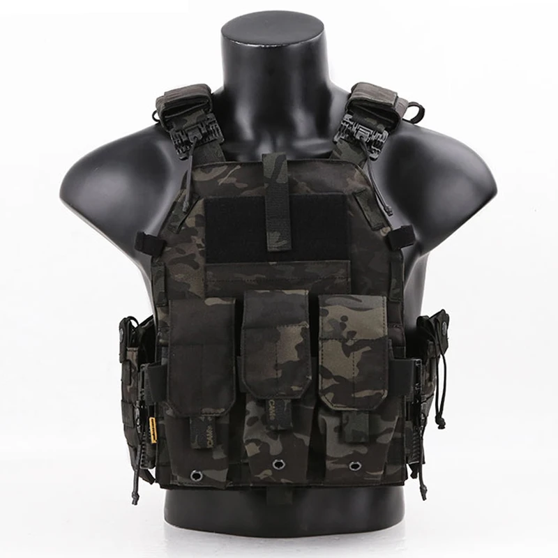 
Emersongear Carrier Armoured Airsoft Vest Tactical Military Bulletproof Vest Stab Proof Plate Carrier Vest 