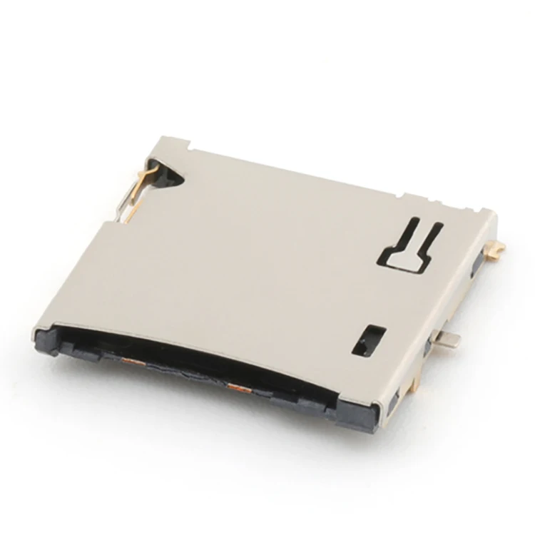 Micro SD/TF Card Socket 1.5H  Push-Push Type 10Pin Micro SD Card Connector