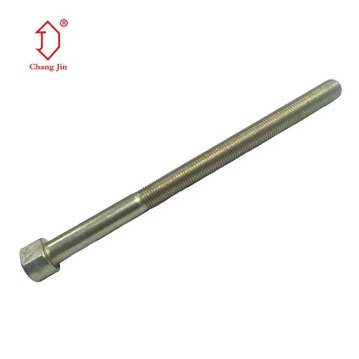 High Quality Leaf Spring Center Bolt Truck  With Hex Nut Zinc Yellow