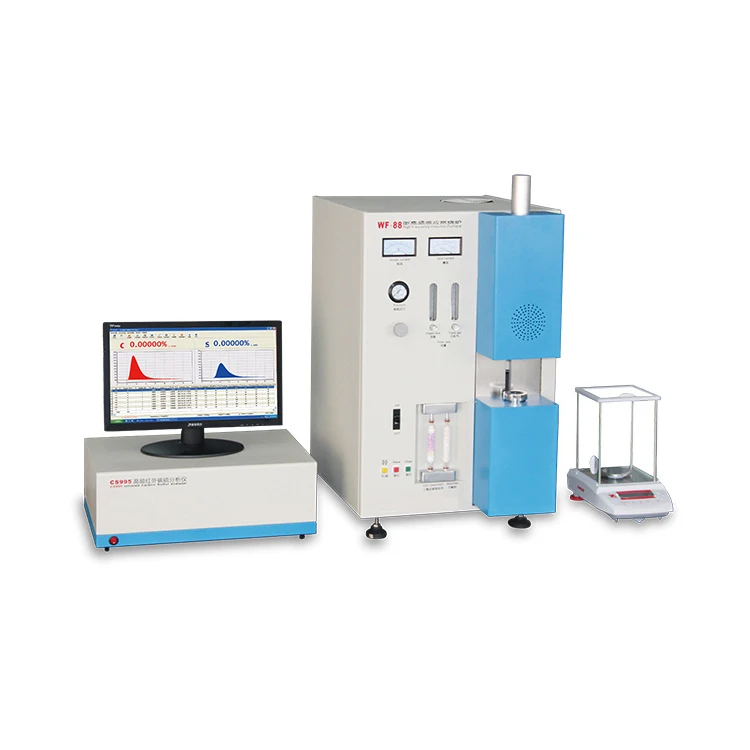 Prec high-frequency infrared carbon sulfur analyser for metal, ore, coal, cement, glass analysis