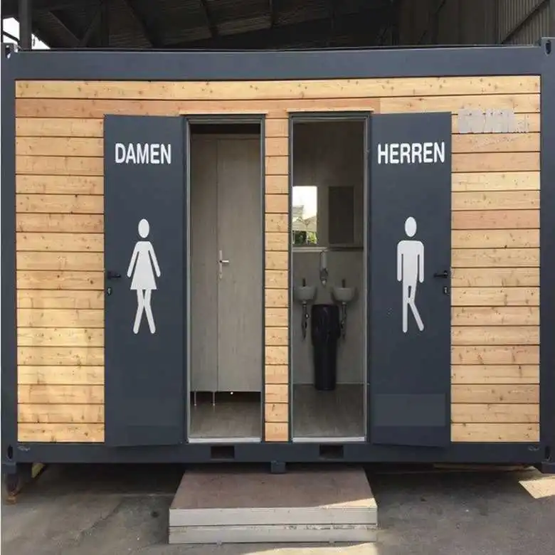 Public Mobile Toilets Cabin Outdoor Modular Block Ablution Shower Portable Container Bathroom Toilet