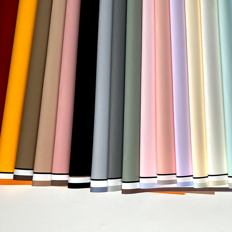 Hot Sale Waterproof Plastic Wrapping Paper for Flowers PP Material Photo Frame Pattern Printing Coated Uncoated Specialty Paper