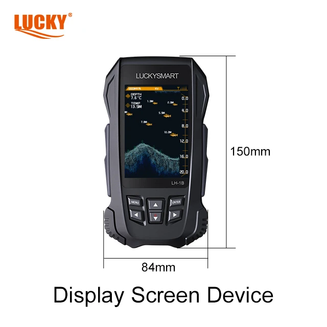 LUCKY LH-1B Latest Operating System Fish Finder With Rechargeable Lithium Battery