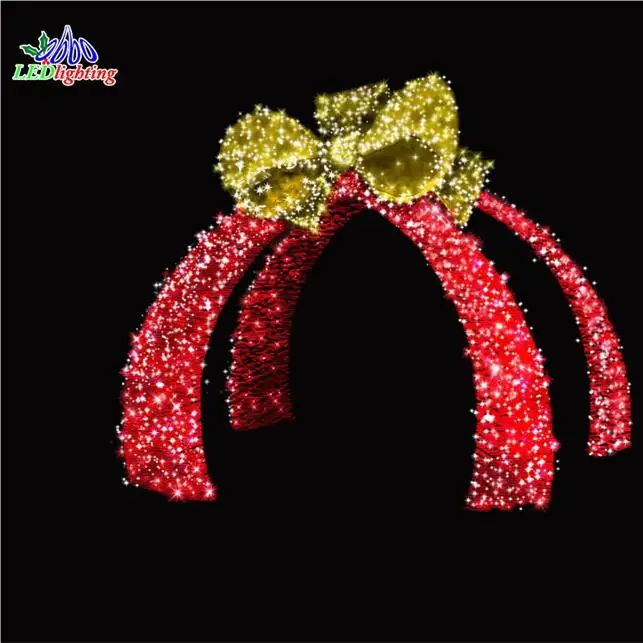 rgb dmx programmable lighting  customized smart motif 3D Park arch light