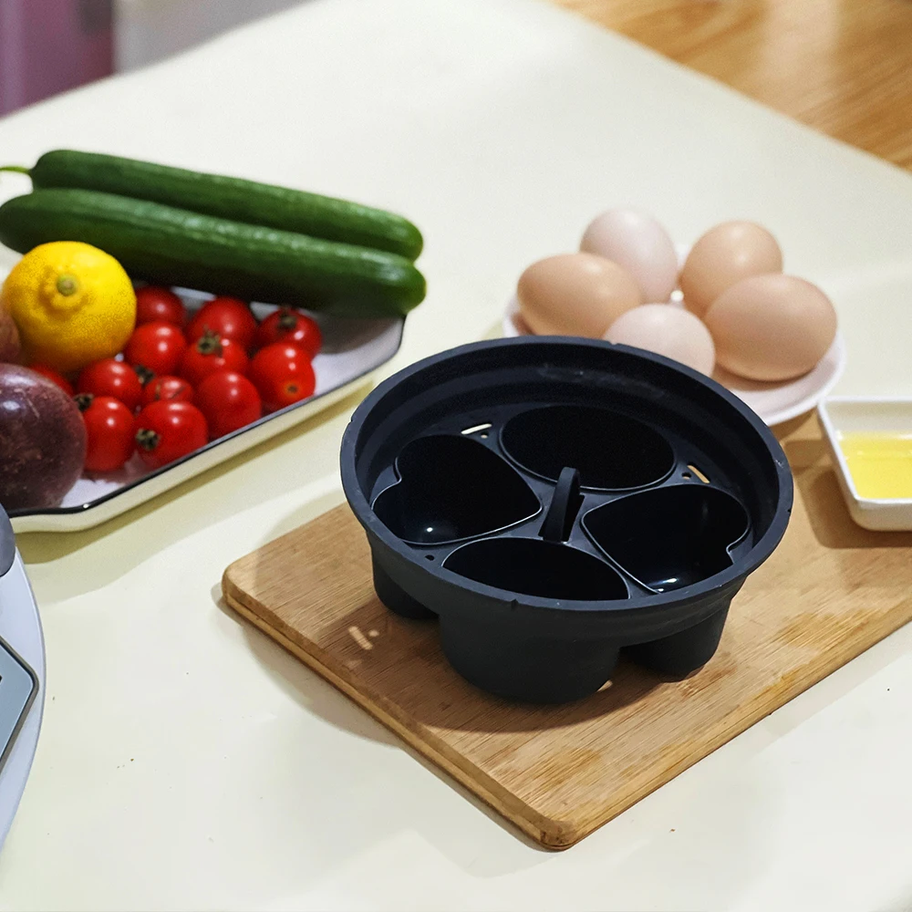 Foldable Silicone Egg Poachers BPA Free Egg Mold Egg Boiler Molds For Thermomixe TM6 TM5 TM31 Accessories