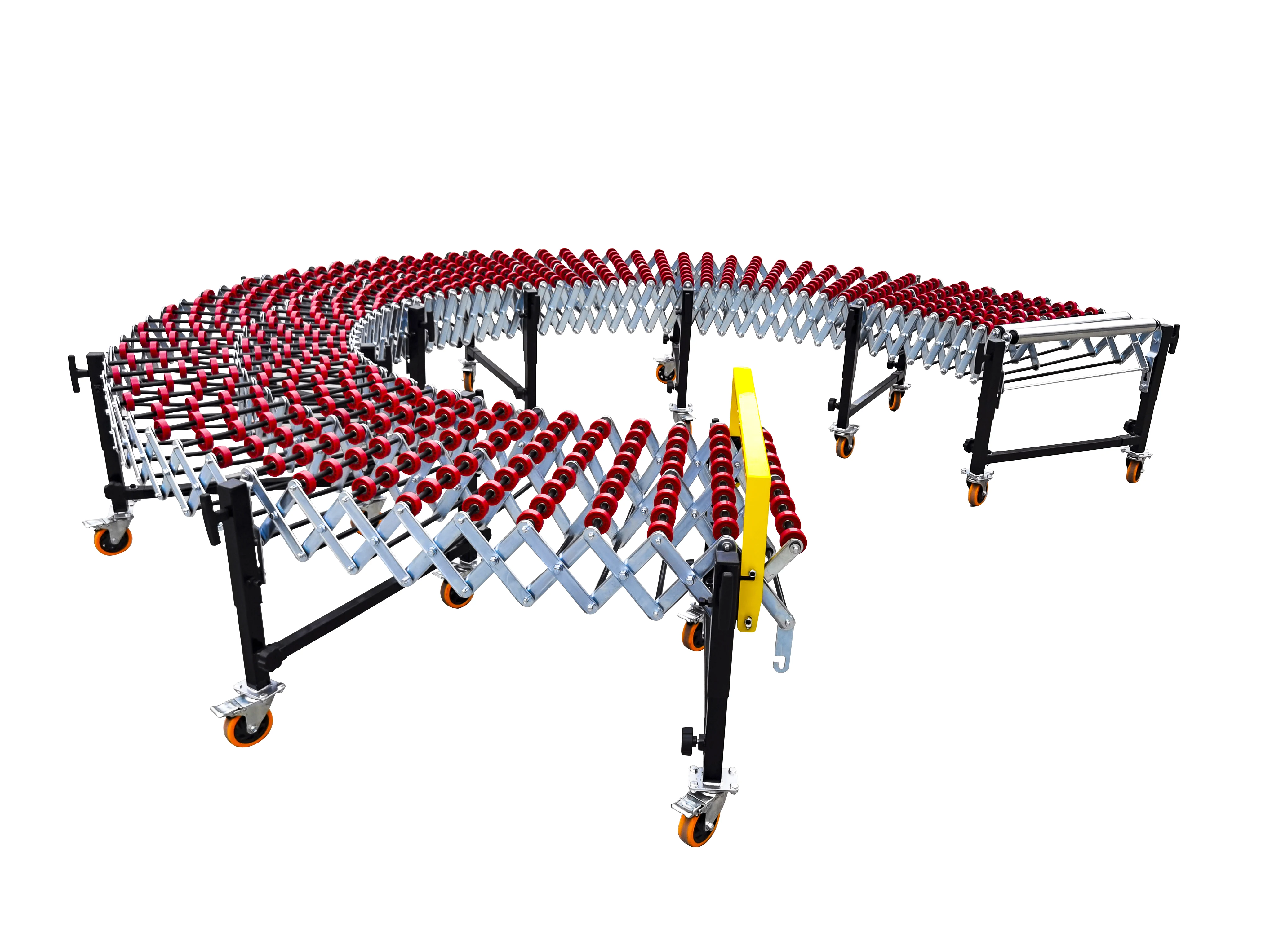 Sentao No power conveyor cargo slide telescopic lift conveyor belt 20m