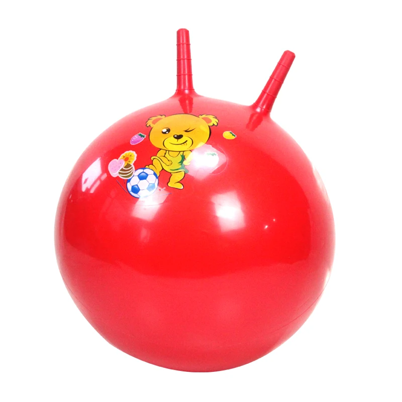 Hot Sale Eco-friendly PVC Inflatable Jumping Ball With Sheep Horn For Child