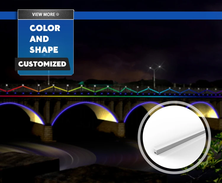 IP65 high brightness SMD 15W led digital tube led linear light for outdoor sketch