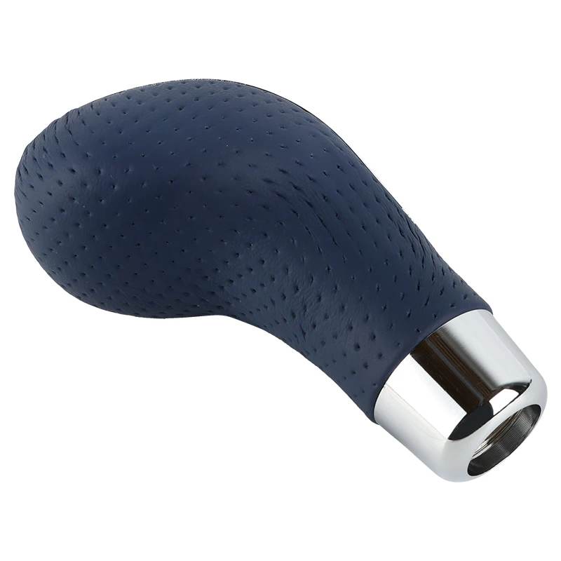 Car Shift Gear Knob Custom Car Parts Universal OEM 5 speeds pvc+aluminum alloy red black dark blue