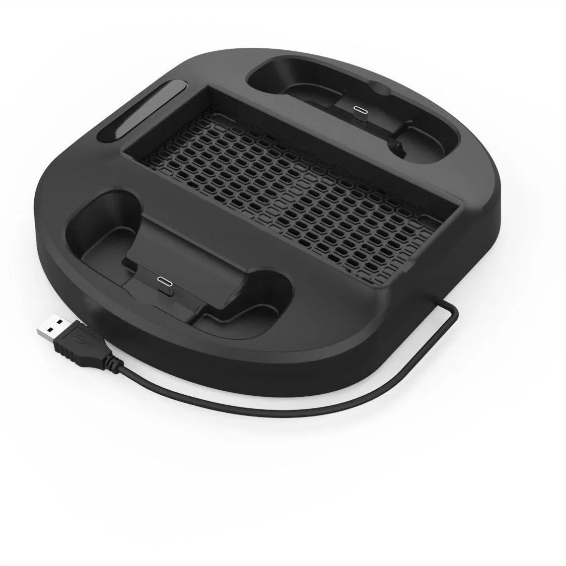 KJH-XSS-002 charging stand with cooling fan for xbox Series S console and controller multi-function base with hub for  xbox ss