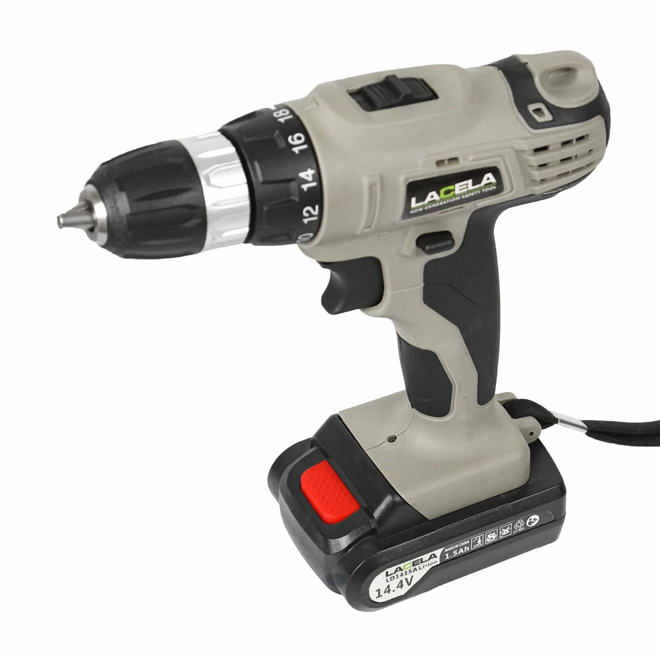 LACELA 14MM power Drill Cordless Electric Drill Power Tool 14.4V Cordless Lithium Electric Drill OEM support