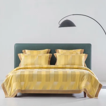 Aimaylai Luxury Soft 100% Cotton100s Home Hotel 4 Piece Bed Sheets Set Solid Color Custom Design Comforter Bedsheet Bedding Set