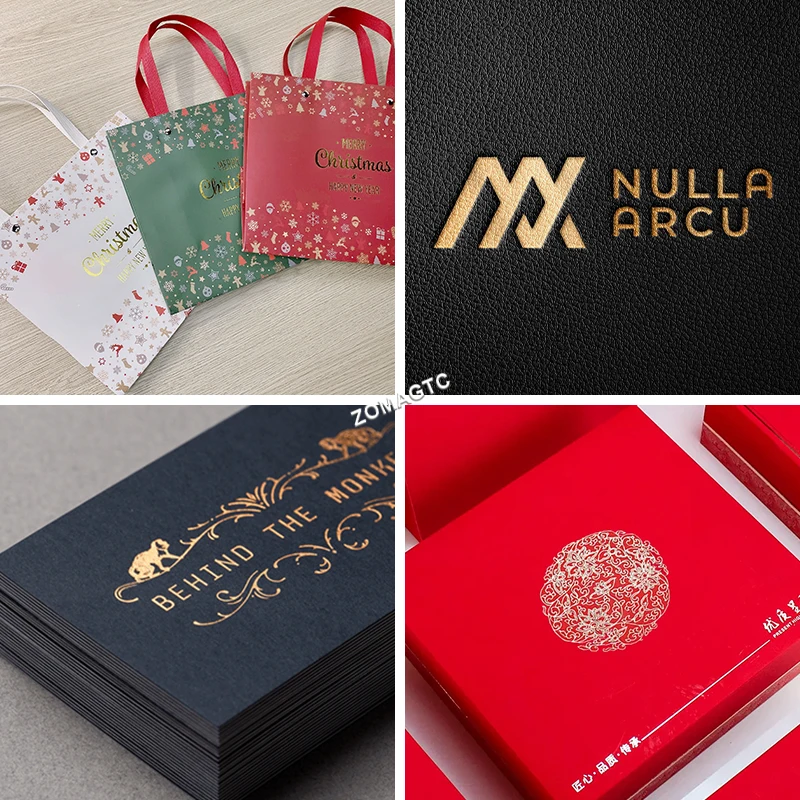 Automatic Foil Printing Hot Stamping Machine Hot Foil Stamping Machine for Leather Gift Box Gift Bag Foil Printing Machine