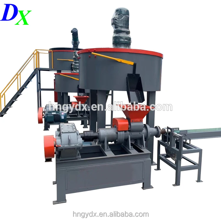 Screw extruder charcoal briquettes making machines production line for sale