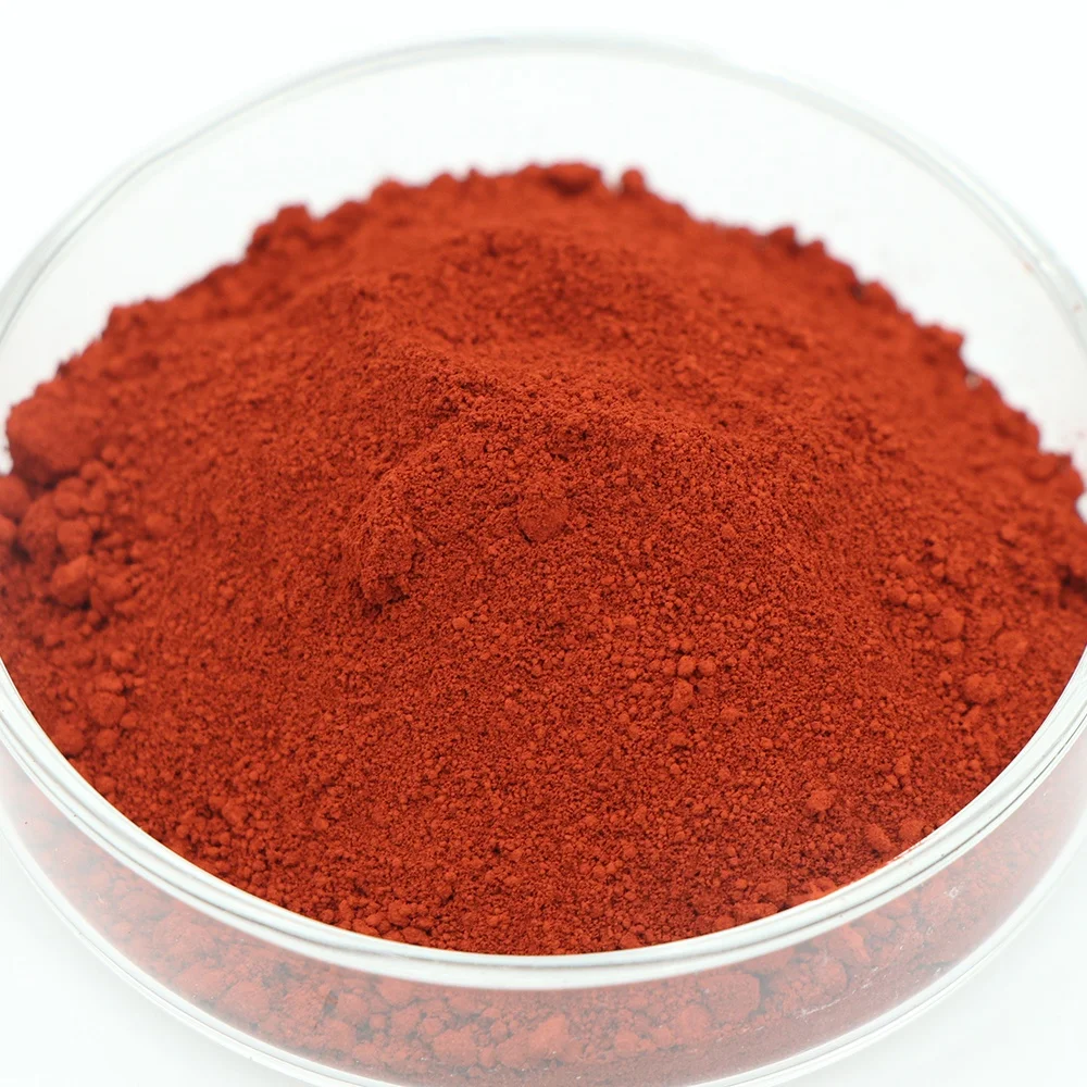 color coat organic oil painting pigments 110 Iron Oxide fe2o3 price Red paint nail powder