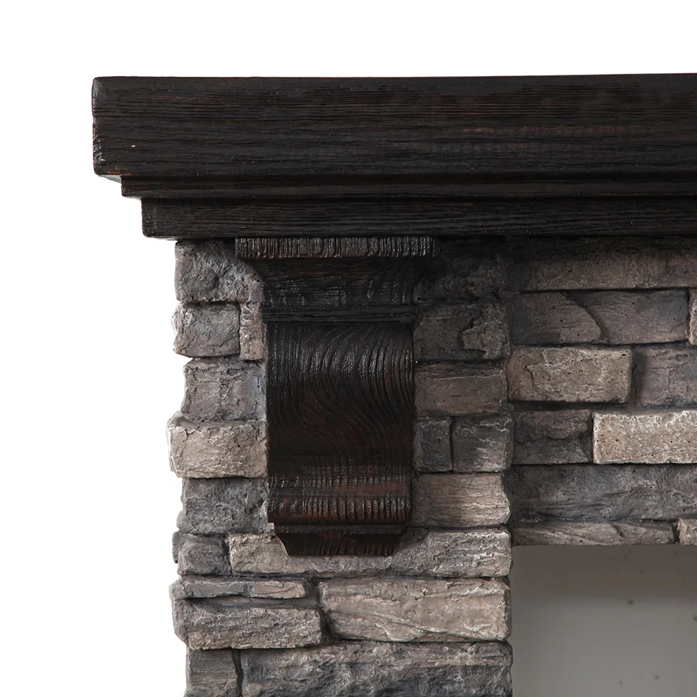 New wayfair Polystone mgo mantel electric Fireplace