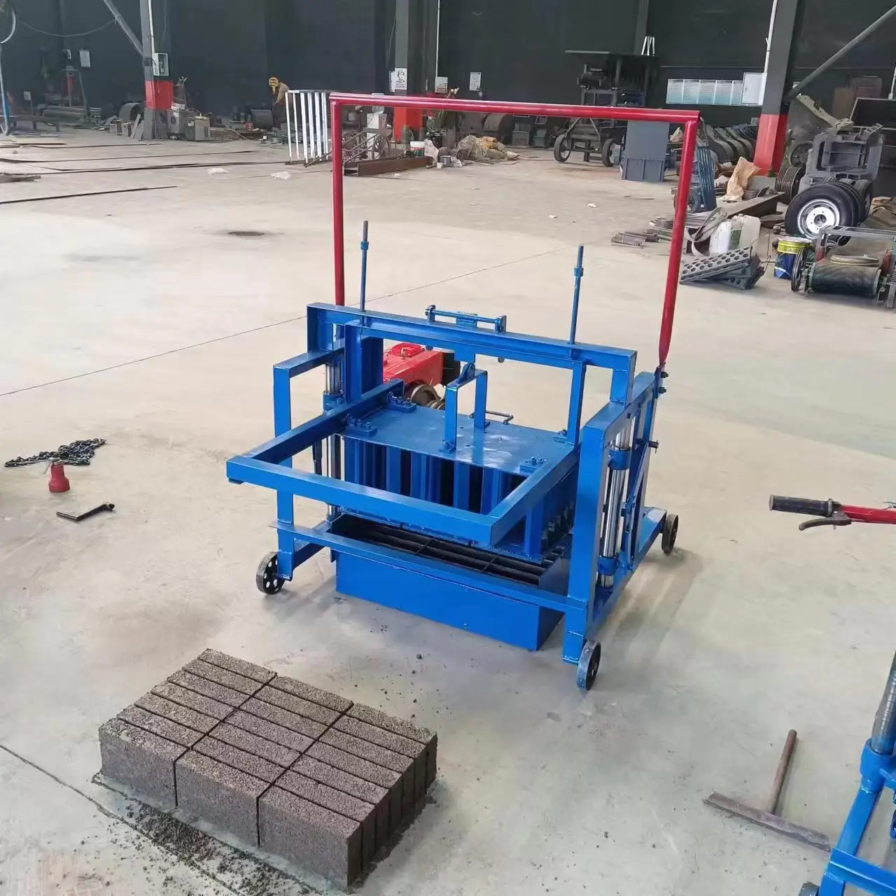 automatic cement brick-making machine qt4-15c automatic making machine brick/popular sel