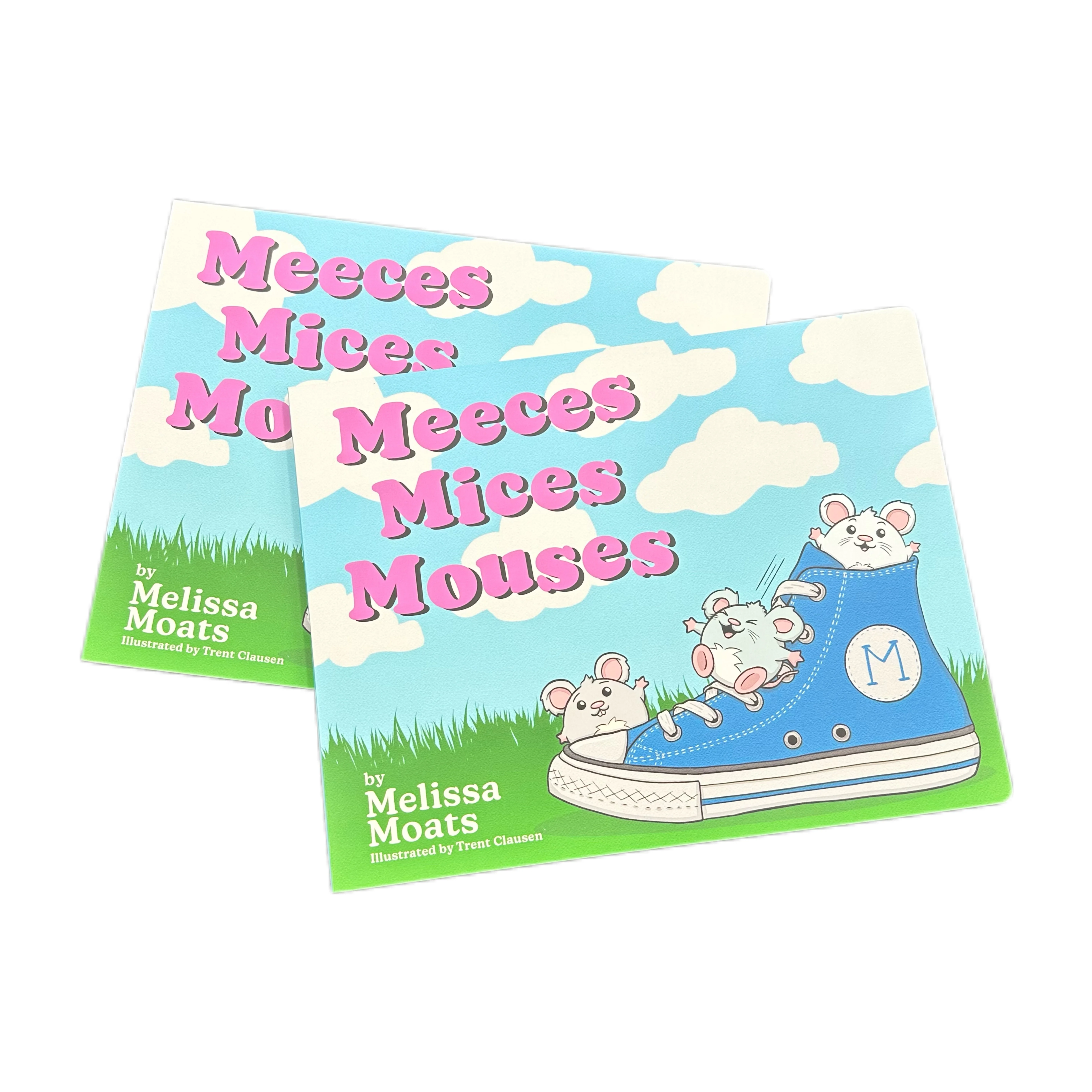 Custom Thick Cardboard Book 300gsm C1S Paper Landscape Full Color Printing A4  Kids Children Board Book Printing