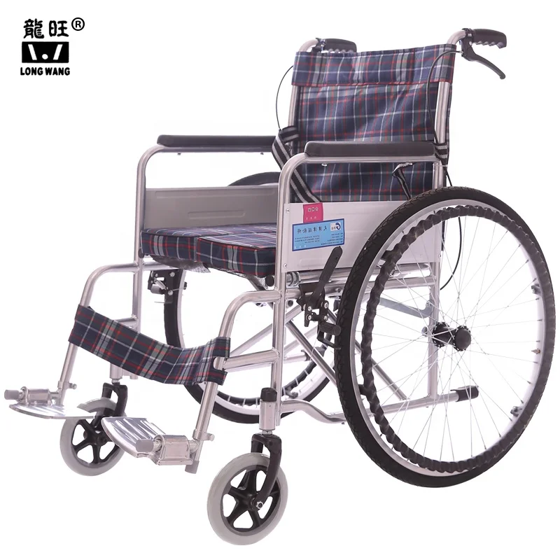 Manual Folded Steel Wheelchair Commode chair toilet portable folding commode wheelchair shower disable chairs for bathrooms