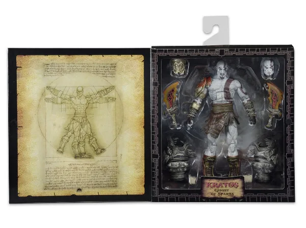 NECA 7 inches 18cm high Quality God of War III Ultimate Kratos Action Figures Anime Figuras Figma
