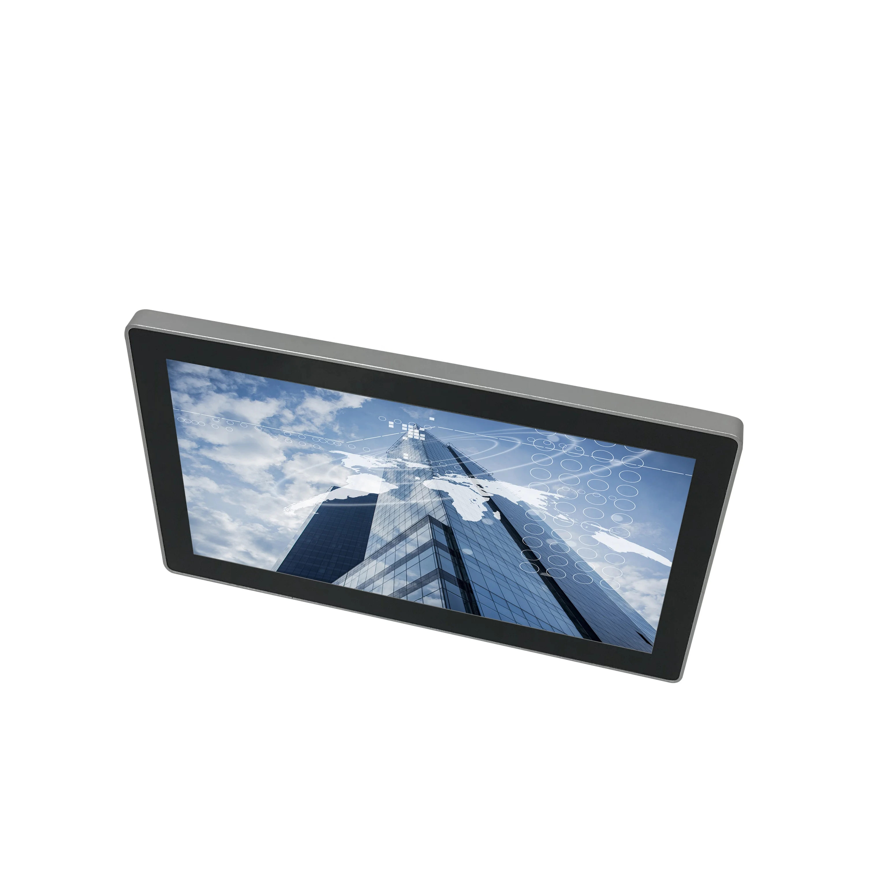 18.5 inch high brightness flat IP65 waterproof capacitive touch monitor for vending machine