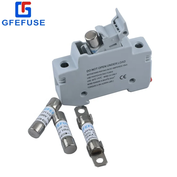 GFEFUSE68.7 length flat DC fuse 40A50A60A80A100A125A150A200A250A300A350A400A450A500A 70V bolt fuse