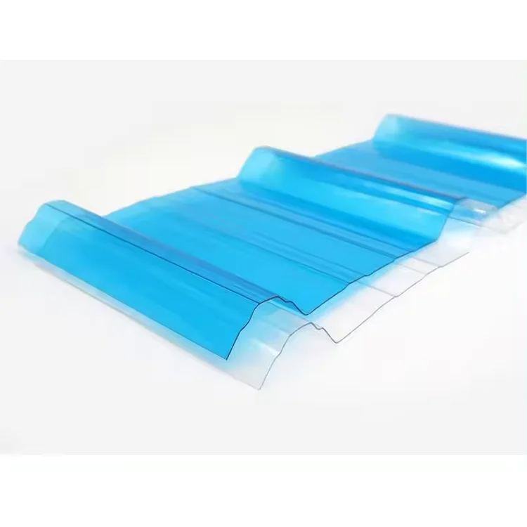 Reinforced Skylight Roof Panel Plastic Clear Polycarbonate Corrugated Roofing Sheet With Modern Style