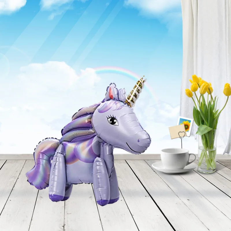 DJTSN 3D Balloons Walking Animal Balloons Aluminum Foil Balloons for Birthday Party Baby Shower Decoration Supplies