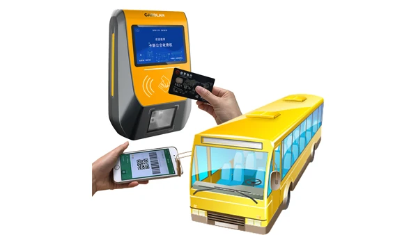 Устройство считывания карт Mifare с 1D и 2D сканером кода для системы сбора платы за проезд в автобусе
