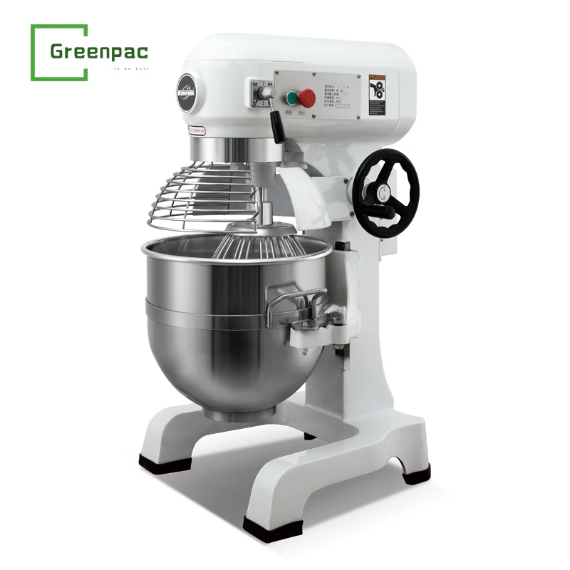 Commercial Baking Equipment Spiral Dough Mixer Machinery 20L /3kg Flour Cake Milk Mixer Dough Kneading Machine For Bakery