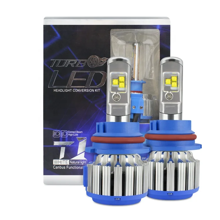 2020 New design Turbo T1 LED Canbus H7 H4 LED Headlight Bulbs for All Car