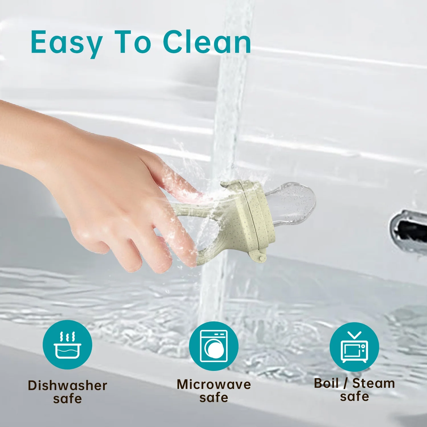 Bpa Free Food Grade Baby Fresh Food Nipple Feeder Silicone Baby Feeder Fruit Pacifier Baby Fruit Feeder For Infant