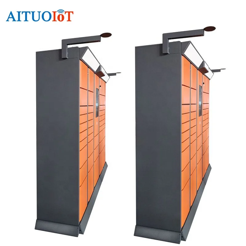 Parcel Locker Mobile Phone App & LCD Screen Control Smart Parcel Locker