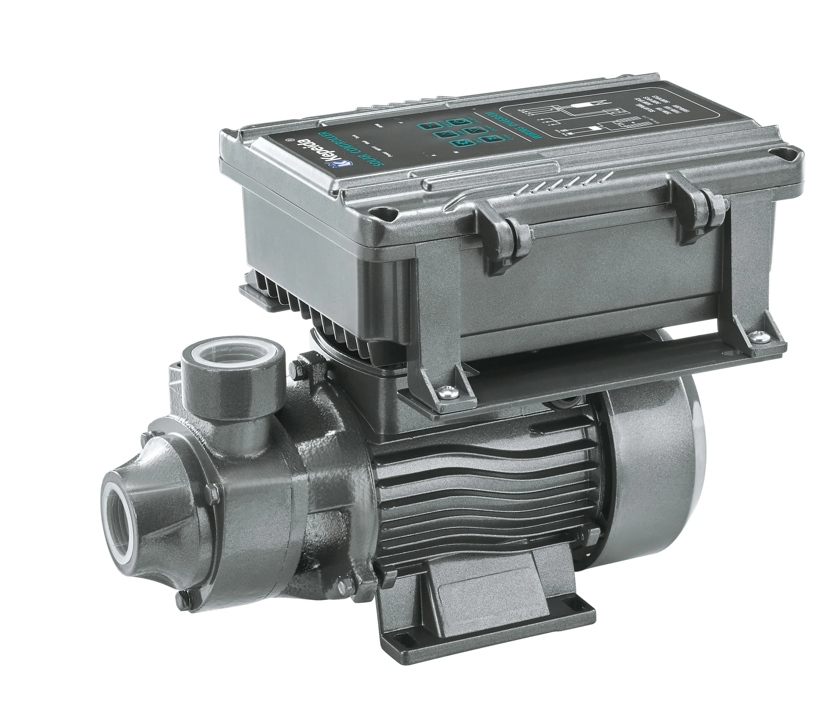 QB 1HP 750w AC DC hybrid solar vortex booster pump family water supply using solar surface water pump for land