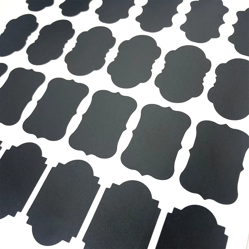 Маленькая черная доска для специй, ярлыки для банок, наклейки с маркером для стеклянных банок, ярлыки для бутылок