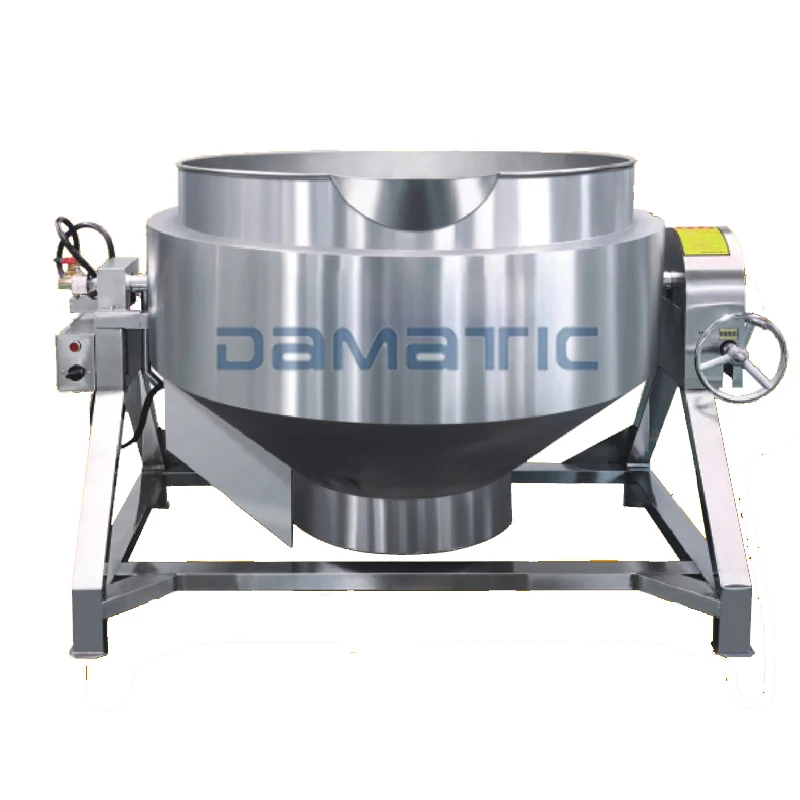 high quality kitchen industry rice cooker gas for industrial soup cooking jacket mixer steam stainless steel kettle electric