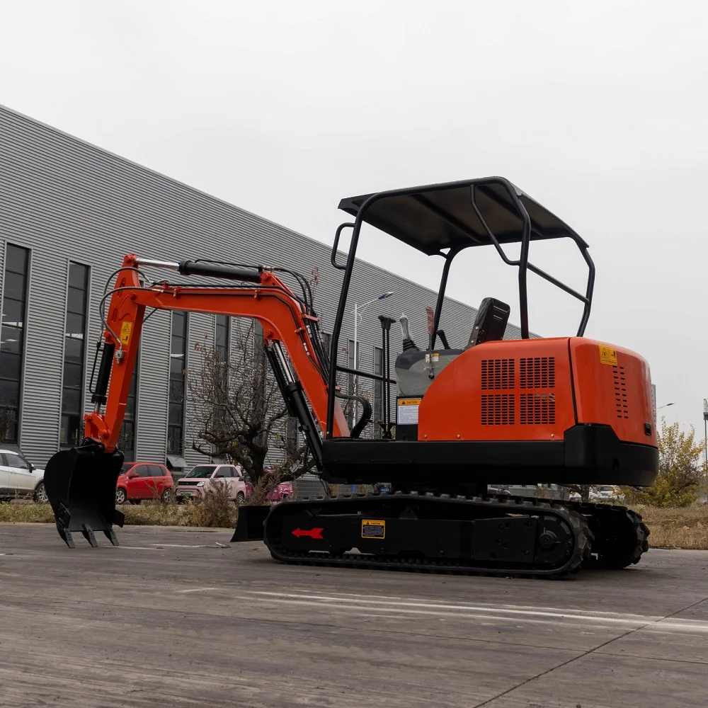Cheap Chinese 1 Ton Mini Crawler Bagger Digger Excavators Machine Minibagger 1 1.5 2 3 Ton Rc Mini Excavator Prices For Sale