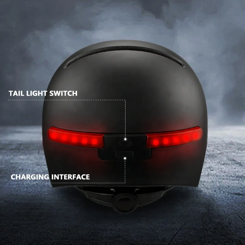 Смарт-шлем велосипедный CPSC AS/NZS 2063 с поддержкой bluetooth со светодиодной подсветкой