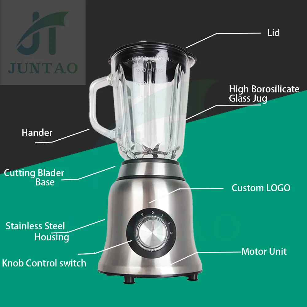 Машина JuntaoBlender мощный бытовой резак Licuadoras для мытья Moulinex Mixeur Push кухонный блендер овощей
