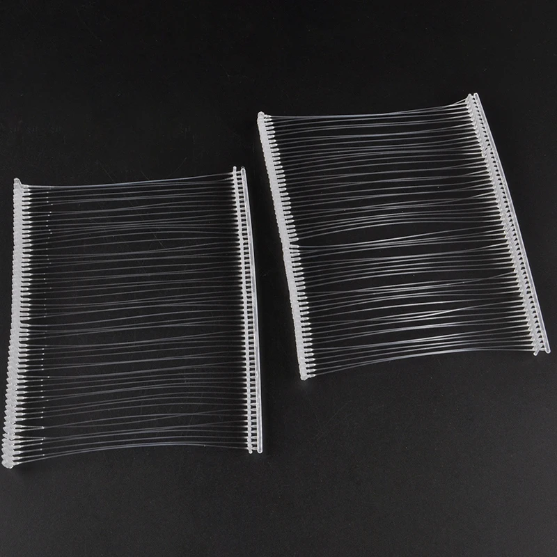 Factory Direct 75mm Plastic Tag Pin Hang Tag Safety Pin For Clothing Clear And White Locking Tag Pins 5000pcs/box